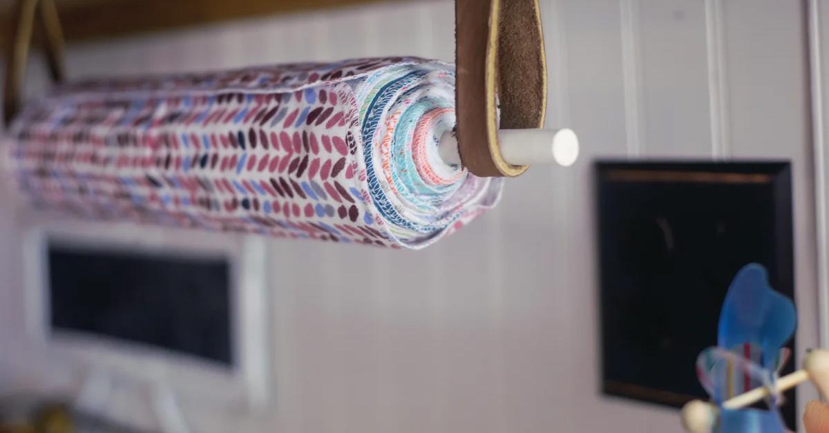 Reusable paper towels on a roll